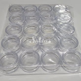 Clear Jars for Glitter, Nails, Rhinestones - Storage Jars